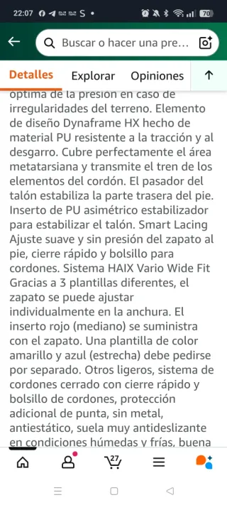 Zapatos Haix Talla 44 Nuevos