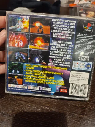 G Police Weapons of Justice PS1 PAL ESP