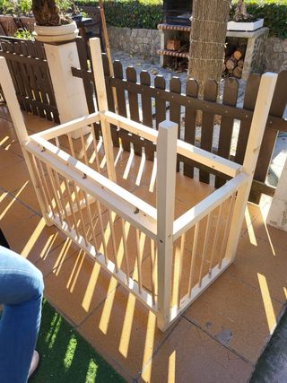 Cuna colecho artesanal madera