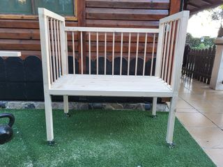 Cuna colecho artesanal madera