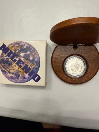 Moneda 1500 Pesetas Plata Milenio 1999