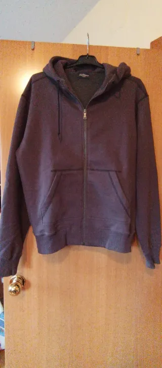 Sudadera con capucha y cremallera hombre