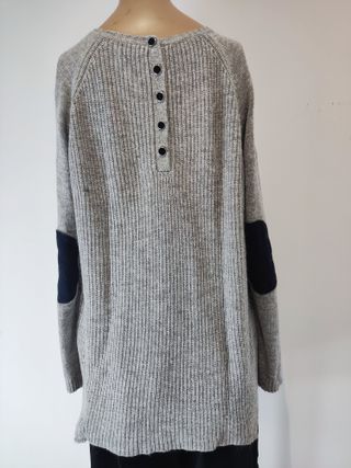 Jersey Sfera gris con coderas Talla S