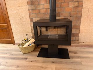 Chimenea d leña Panadero, modelo Harmonie , 7,2 kw