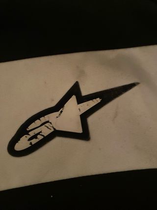 Chaqueta de moto Alpinestars roja y negra