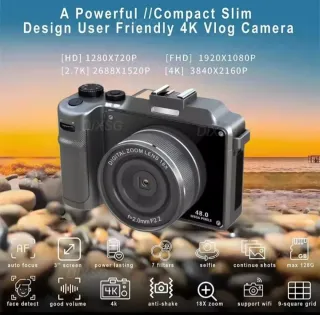 Cámara Digital HD Ultra 18X Zoom