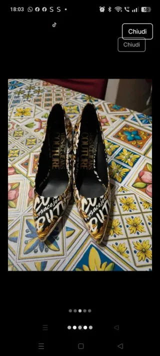 Décolleté Versace Jeans Couture donna