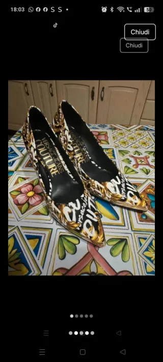 Décolleté Versace Jeans Couture donna