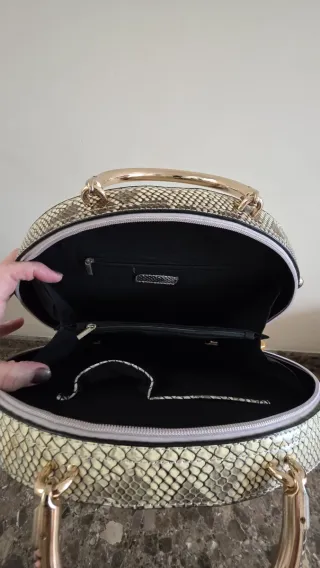 Bolso vintage vinilo estilo Piel Serpiente