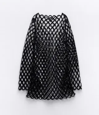 Vestido Zara Red Negro Talla Única