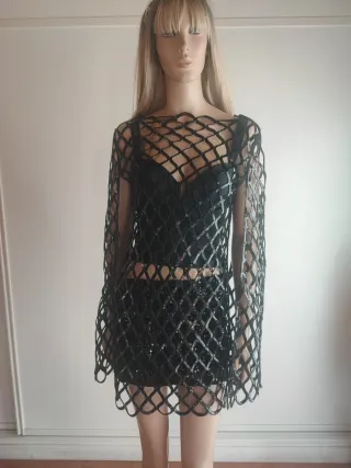 Vestido Zara Red Negro Talla Única