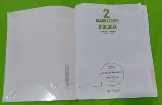 Biología 2 Bachillerato