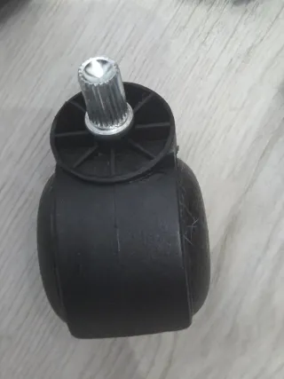 5 Ruedas Silla Oficina doble rueda 11x22mm