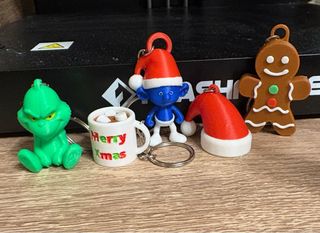 Llaveros Navideños 3D