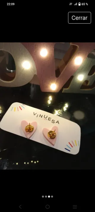 Pendientes Corazón Vinuesa