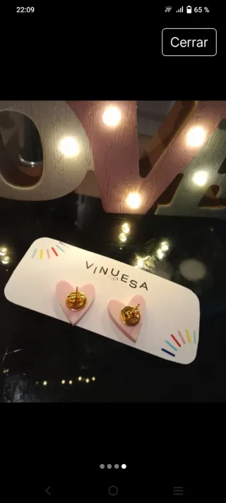 Pendientes Corazón Vinuesa