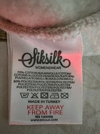 Chándal SikSilk Mujer Gris y Negro