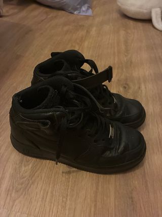 Nike Air Force 1 Mid Negras Talla 38