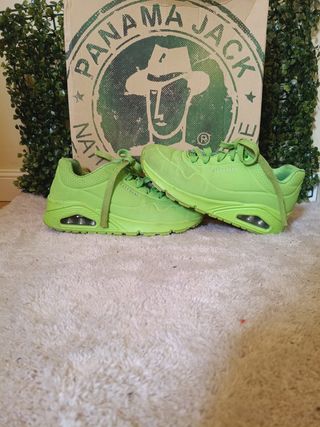 Zapatillas Skechers Verdes Niños