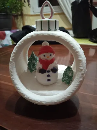 Bola de Navidad Muñeco Nieve