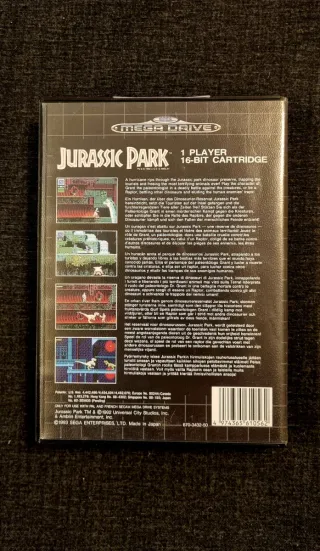 Jurassic Park - Sega Mega Drive - Completo