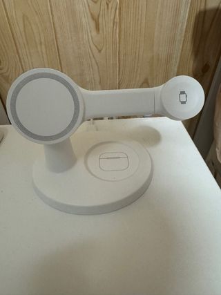 Cargador Inalámbrico 3 en 1 Magnético Blanco