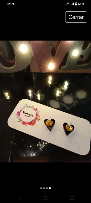 Pendientes Corazón Vinuesa