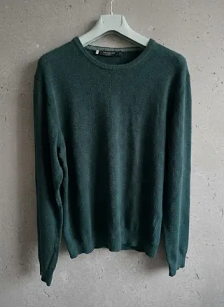 Maglione Consenso Cashmere Blend Verde Bosco L