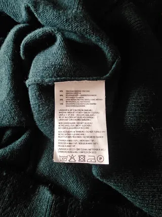 Maglione Consenso Cashmere Blend Verde Bosco L