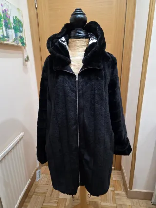 Chaqueta Neopreno y Pelo Flores