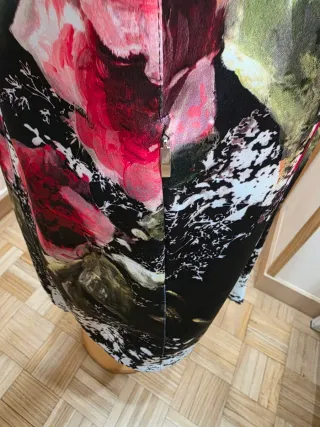 Chaqueta Neopreno y Pelo Flores