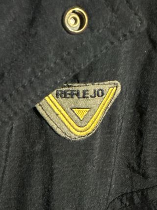 Cazadora bomber vintage negra