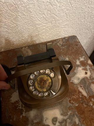 Teléfono antiguo de disco (años 50-60) marca ???