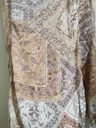 STRADIVARIUS - Falda larga estampado paisley