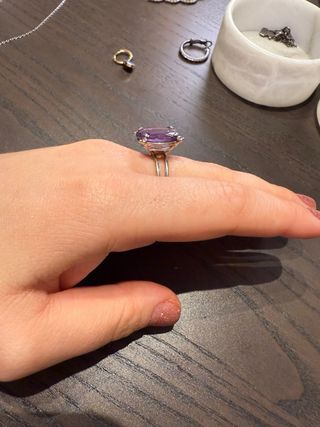 Anillo Tous Pills Plata Amatista