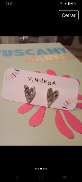 Pendientes Corazón Vinuesa