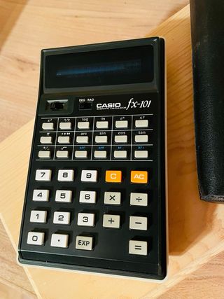 Calculadora Vintage Casio FX 101 perfecta