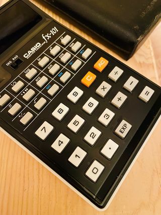 Calculadora Vintage Casio FX 101 perfecta