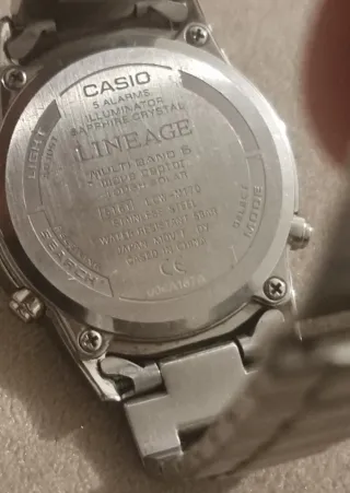 Reloj Casio Lineage MULTI BAND 6