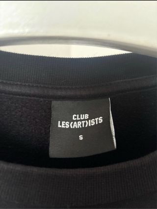 Felpa nera Les Artists