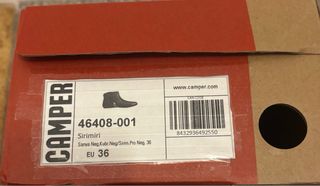 Botines Camper Niña Talla 36 Negros