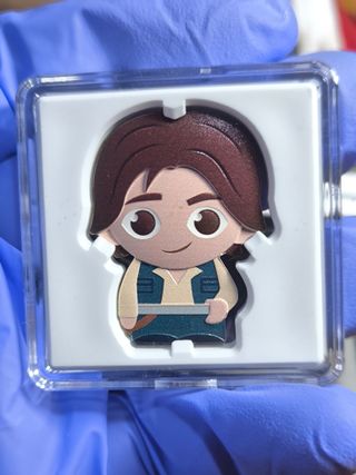 Moneda 1 Onza Plata Star Wars Han Solo