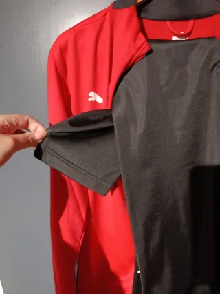 Chándal Puma Hombre Negro/Rojo Talla M