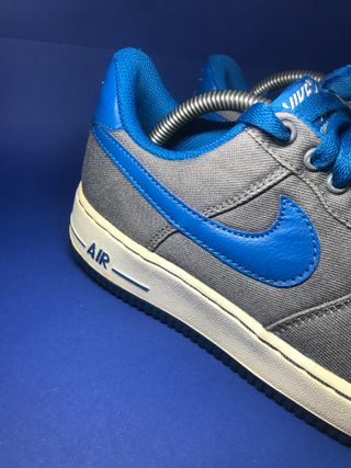 Nike Air Force 1 Gris y Azul
