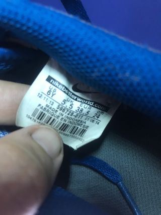 Nike Air Force 1 Gris y Azul