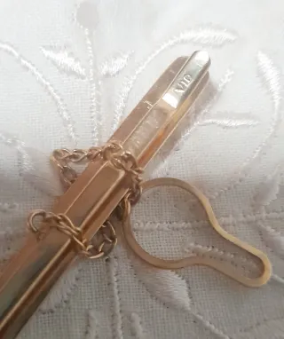 Conjunto Gemelos y Cobatier Oro y Negro