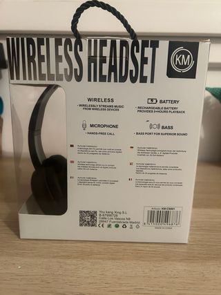 Auriculares Inalámbricos KM CS001 Negros