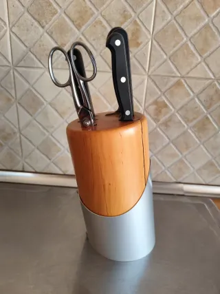 Set coltelli da cucina 3 Chiodi con manico in legno