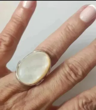 Anillos Plata Ley y Nácar