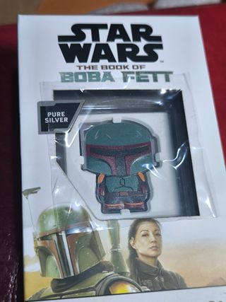 Moneda 1 Onza Plata Boba Fett Chibi